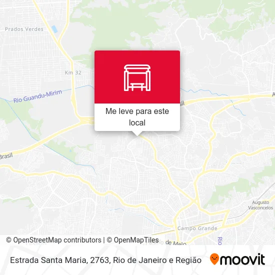 Estrada Santa Maria, 2763 mapa