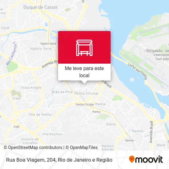 Rua Boa Viagem, 204 mapa