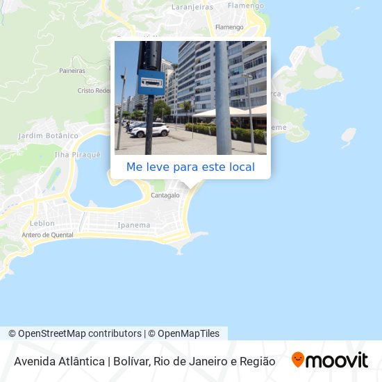 Avenida Atlântica | Bolívar mapa