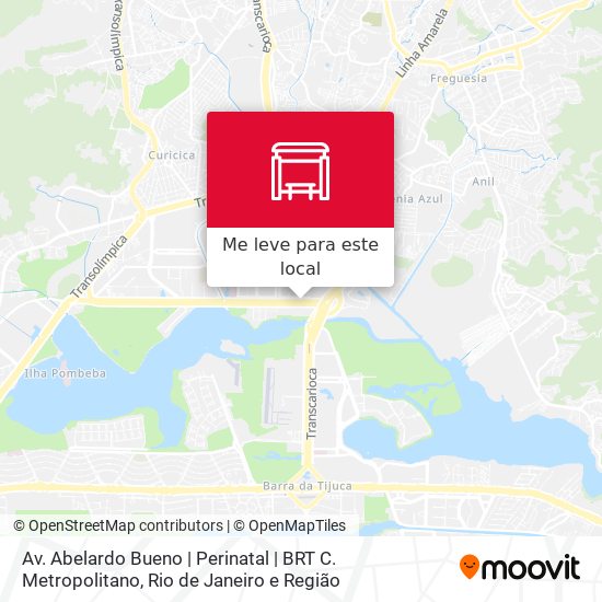 Av. Abelardo Bueno | Perinatal | BRT C. Metropolitano mapa