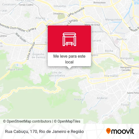 Rua Cabuçu, 170 mapa