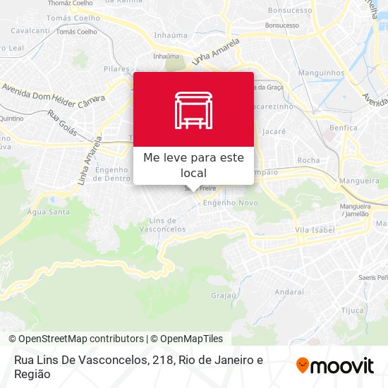 Rua Lins De Vasconcelos, 218 mapa