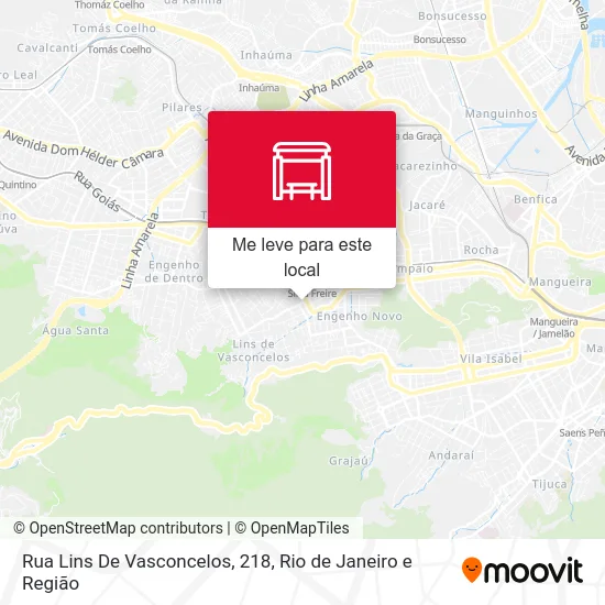 Rua Lins De Vasconcelos, 218 mapa