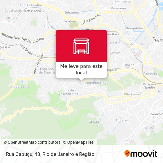 Rua Cabuçu, 43 mapa