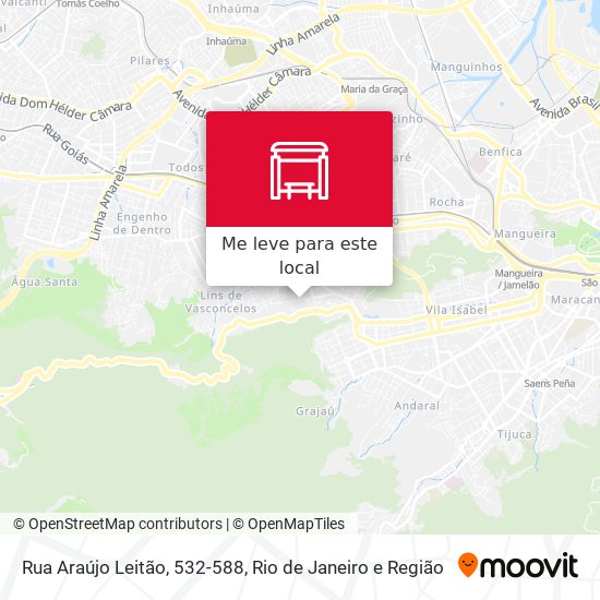 Rua Araújo Leitão, 532-588 mapa