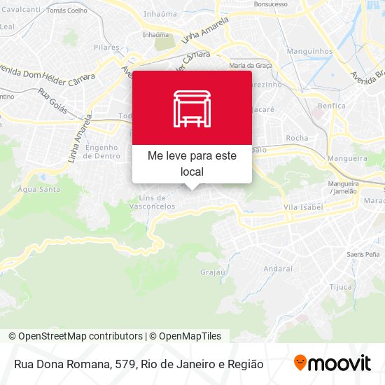 Rua Dona Romana, 579 mapa