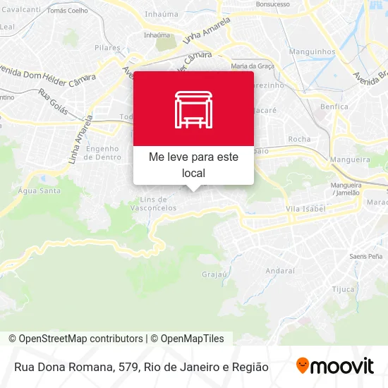 Rua Dona Romana, 579 mapa