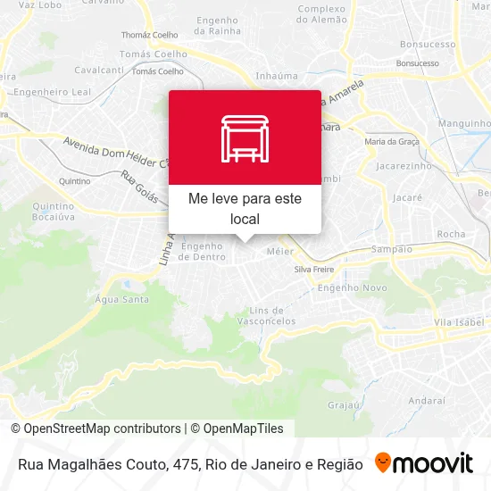 Rua Magalhães Couto, 475 mapa