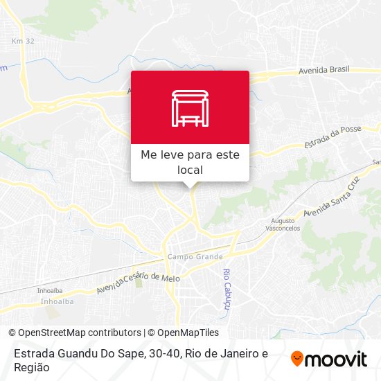 Estrada Guandu Do Sape, 30-40 mapa