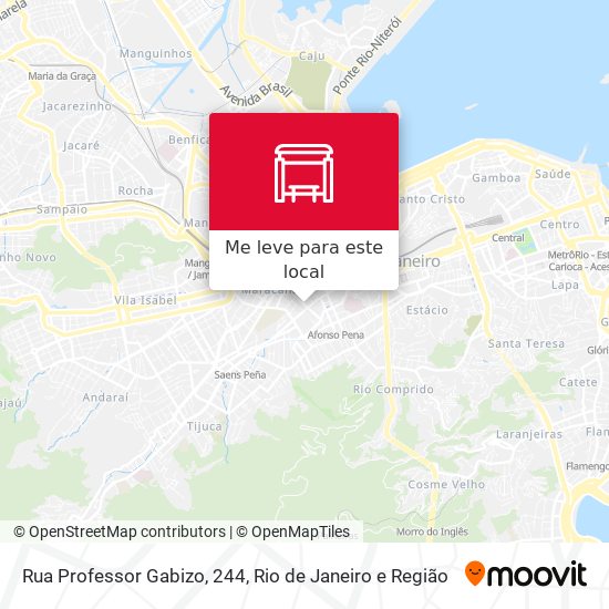 Rua Professor Gabizo, 244 mapa