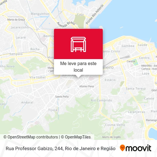 Rua Professor Gabizo, 244 mapa