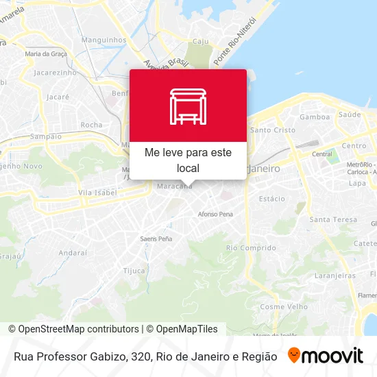 Rua Professor Gabizo, 320 mapa