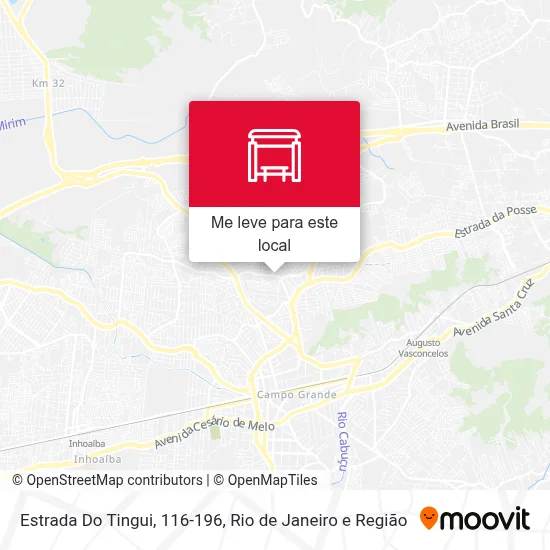 Estrada Do Tingui, 116-196 mapa