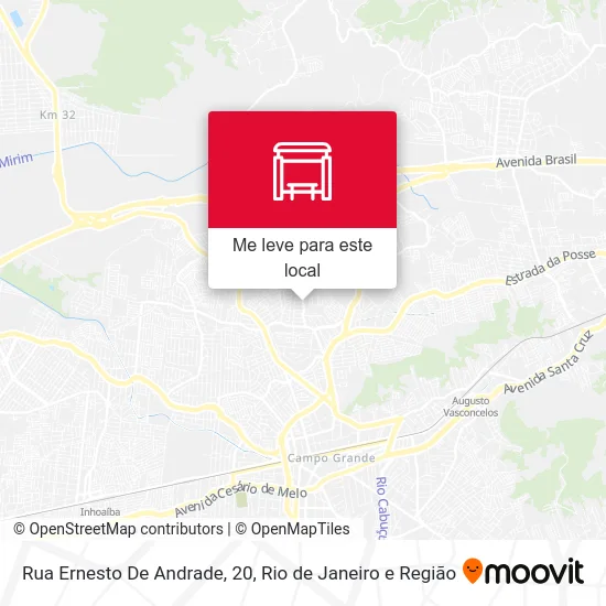 Rua Ernesto De Andrade, 20 mapa