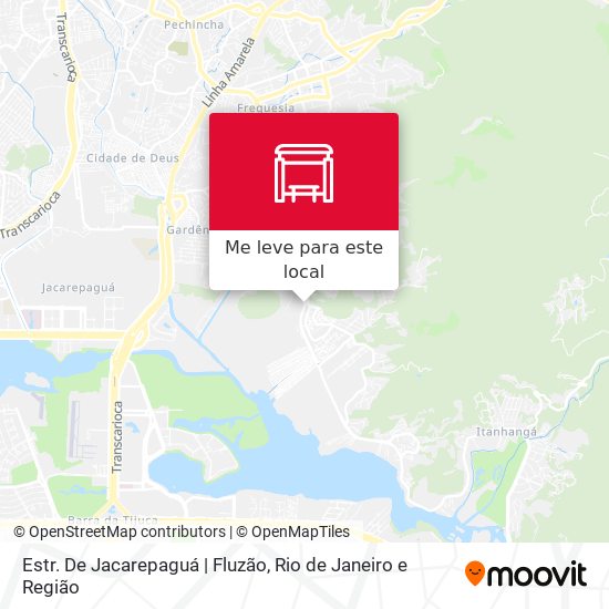 Estr. De Jacarepaguá | Fluzão mapa