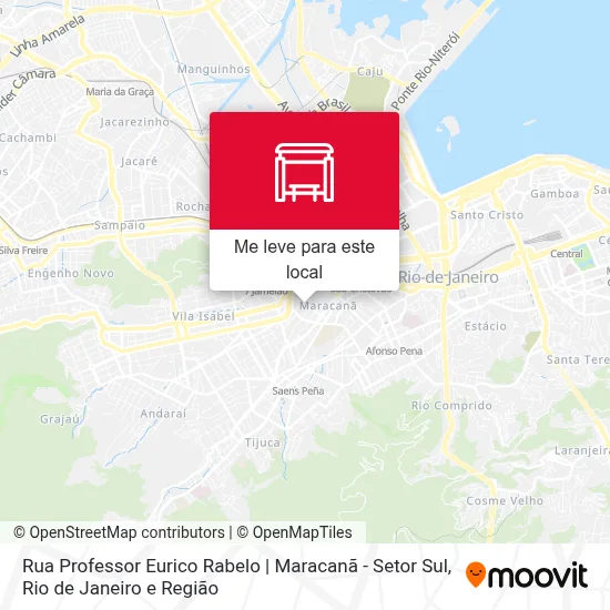 Rua Professor Eurico Rabelo | Maracanã - Setor Sul mapa