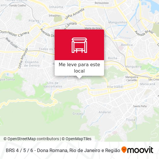 BRS 4 / 5 / 6 - Dona Romana mapa
