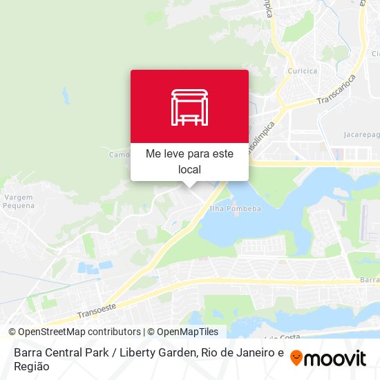 Barra Central Park / Liberty Garden mapa
