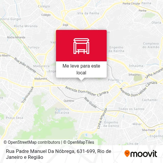 Rua Padre Manuel Da Nóbrega, 631-699 mapa