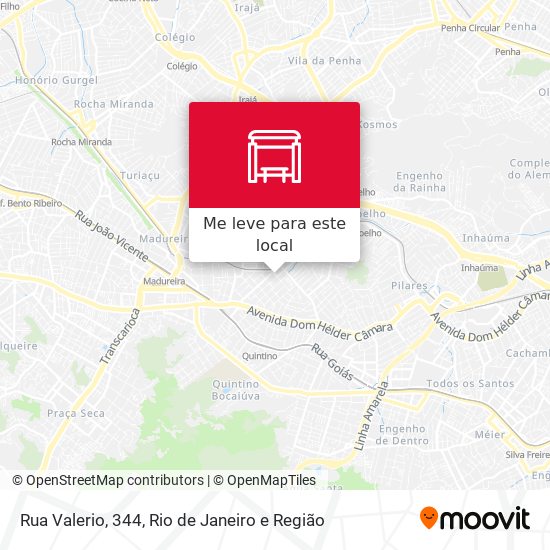 Rua Valerio, 344 mapa