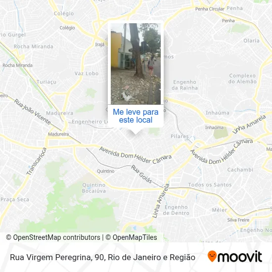 Rua Virgem Peregrina, 90 mapa