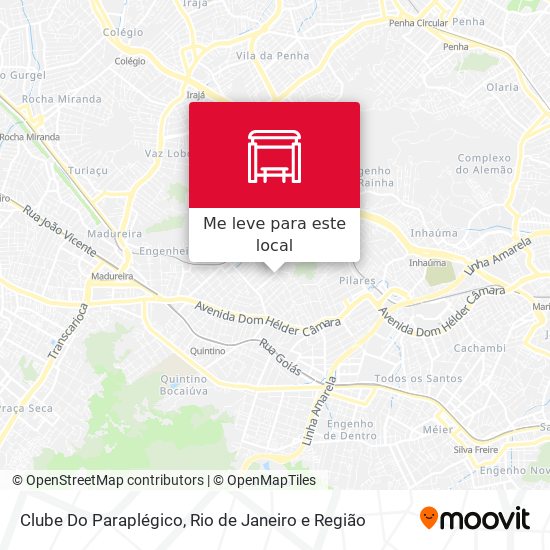 Clube Do Paraplégico mapa