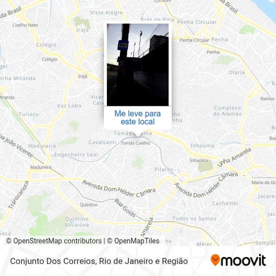 Conjunto Dos Correios mapa