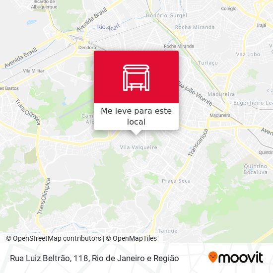 Rua Luiz Beltrão, 118 mapa