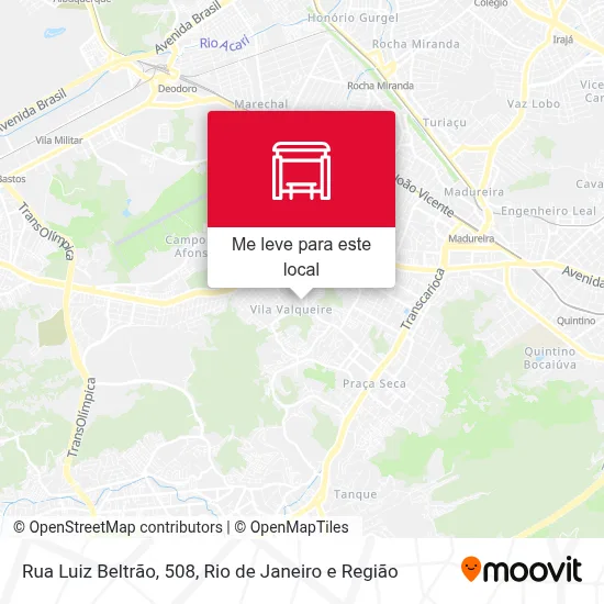 Rua Luiz Beltrão, 508 mapa