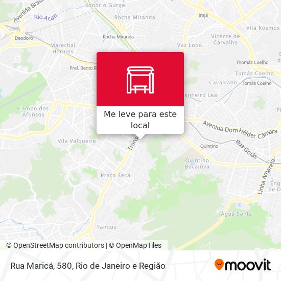 Rua Maricá, 580 mapa