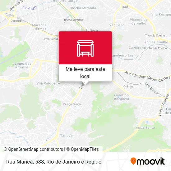 Rua Maricá, 588 mapa