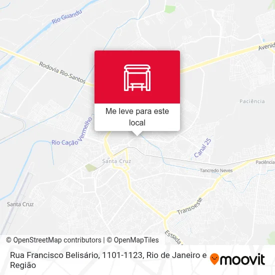 Rua Francisco Belisário, 1101-1123 mapa