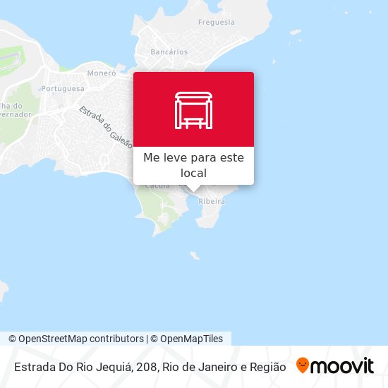Estrada Do Rio Jequiá, 208 mapa