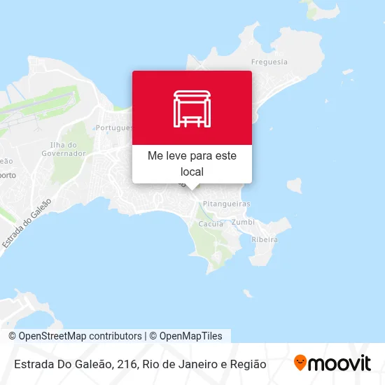 Estrada Do Galeão, 216 mapa