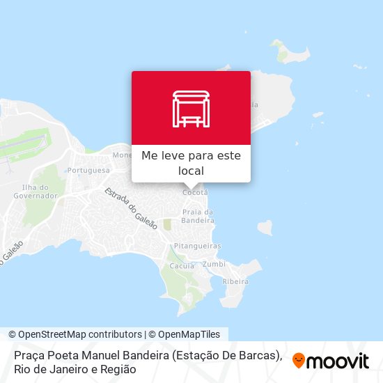Praça Poeta Manuel Bandeira (Estação De Barcas) mapa
