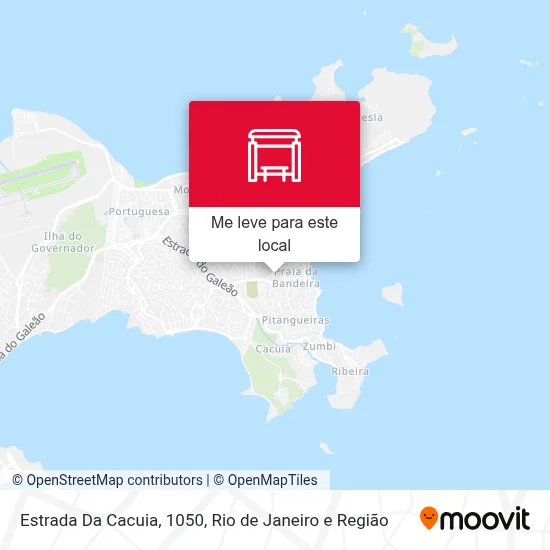 Estrada Da Cacuia, 1050 mapa