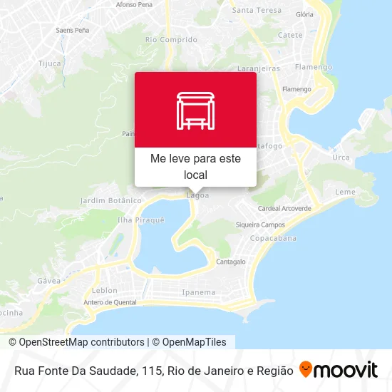 Rua Fonte Da Saudade, 115 mapa