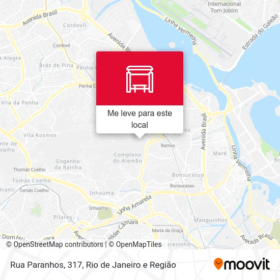 Rua Paranhos, 317 mapa
