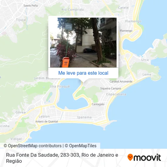 Rua Fonte Da Saudade, 283-303 mapa
