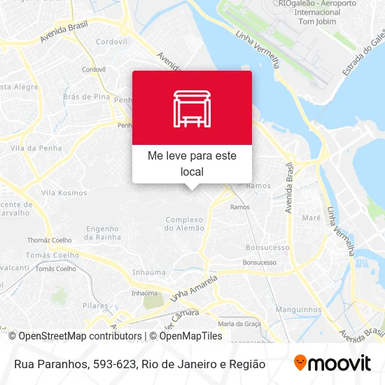 Rua Paranhos, 593-623 mapa