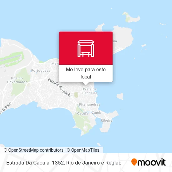 Estrada Da Cacuia, 1352 mapa