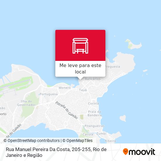 Rua Manuel Pereira Da Costa, 205-255 mapa