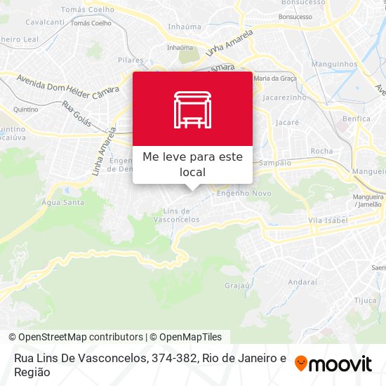Rua Lins De Vasconcelos, 374-382 mapa