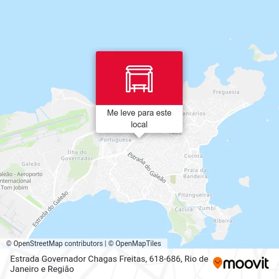 Estrada Governador Chagas Freitas, 618-686 mapa