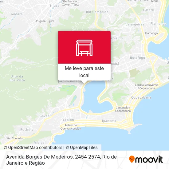 Avenida Borges De Medeiros, 2454-2574 mapa