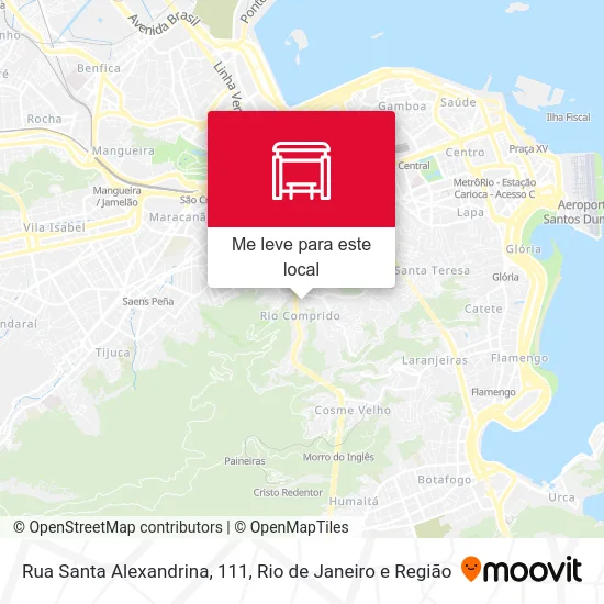 Rua Santa Alexandrina, 111 mapa