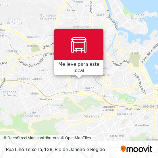 Rua Lino Teixeira, 138 mapa