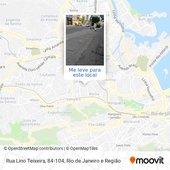 Rua Lino Teixeira, 84-104 mapa
