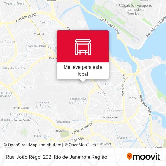 Rua João Rêgo, 202 mapa