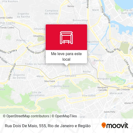 Rua Dois De Maio, 555 mapa